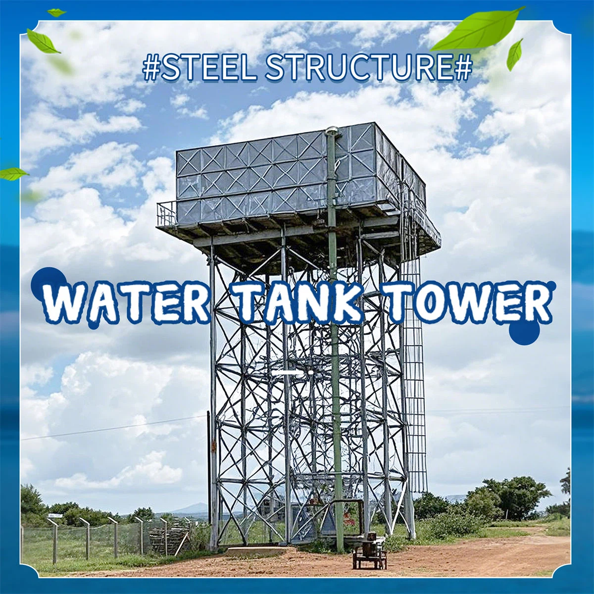 China Tower Structure for Water Tank factory China Tower Structure for Water Tank factory